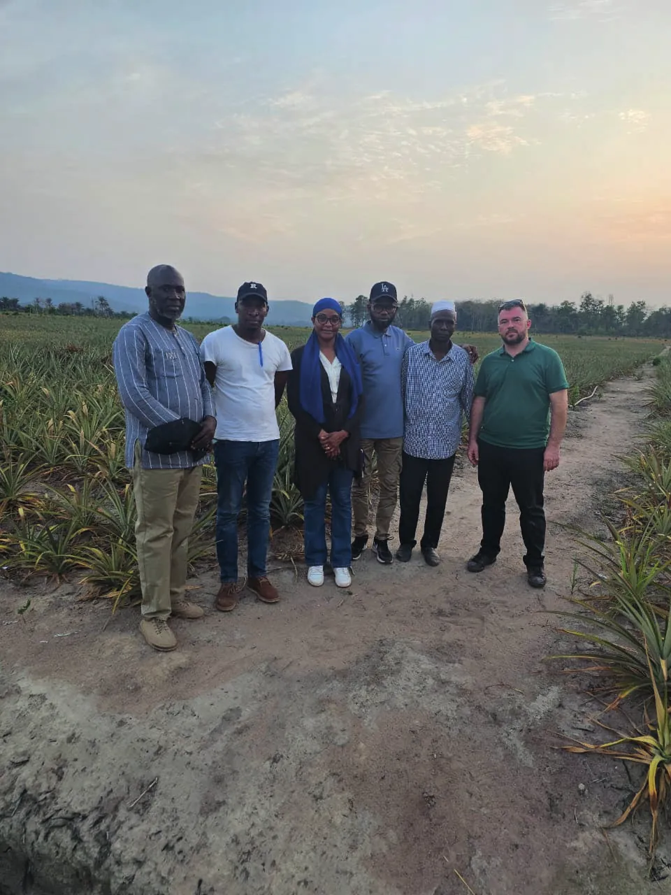 Équipe SOGIS en visite auprès d’une coopérative agricole